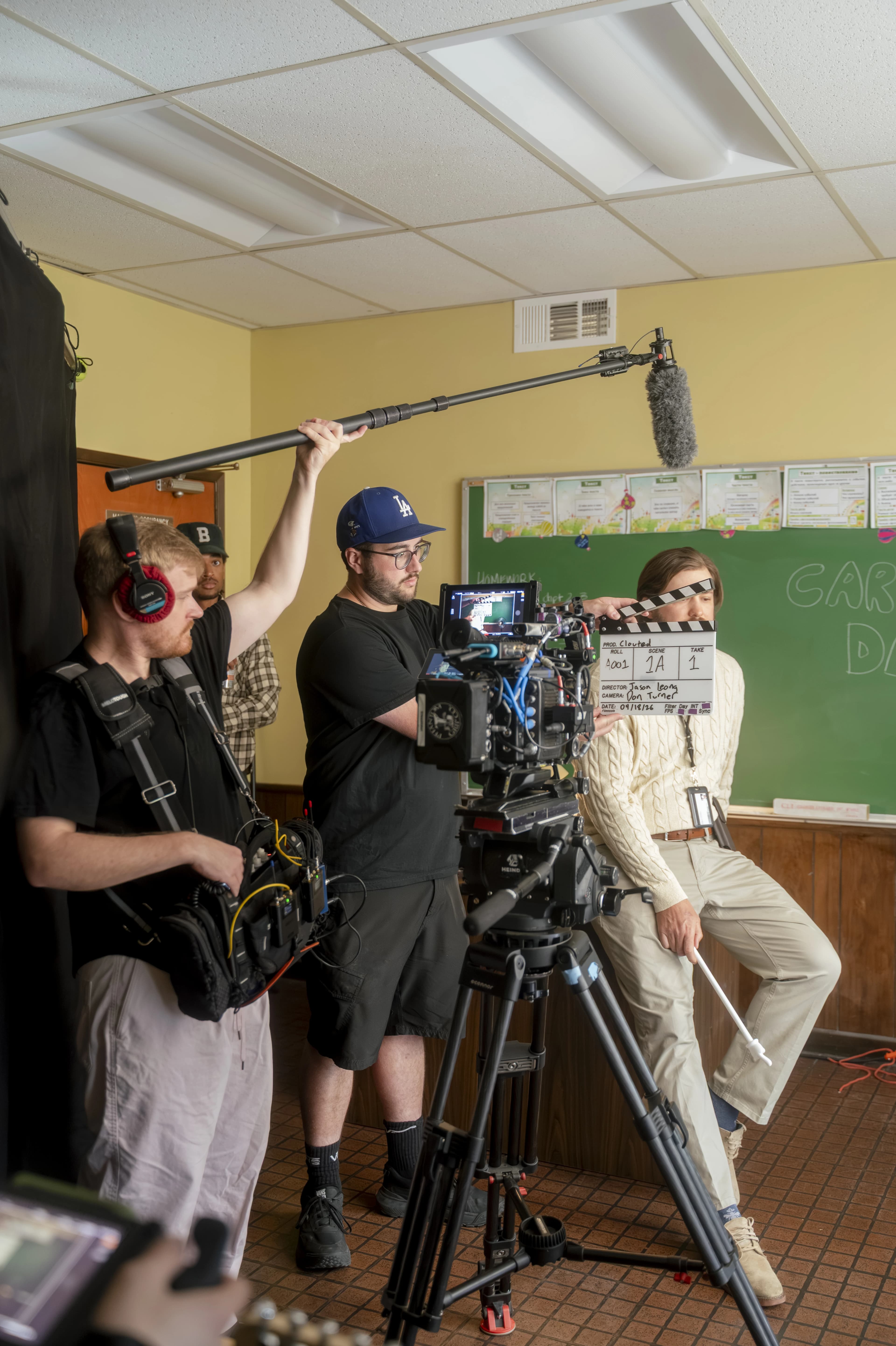 Cinematic scene suggesting film and entertainment